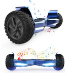 8.5" Terrængående Hoverboard med APP & Bluetooth (Blå)