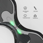 6,5" Hoverboard med Bluetooth og LED - Frit sæde (HIPHOP)