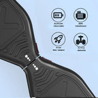 8.5" Terrængående Hoverboard med APP & Bluetooth (Sort)