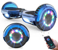 Blå Hoverboard 6.5 Tommer med LED & Bluetooth – Sjov for Børn & Voksne
