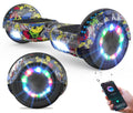 Hip Hop Gul Hoverboard 6.5 Tommer med LED & Bluetooth – Sjov & Stilfuld