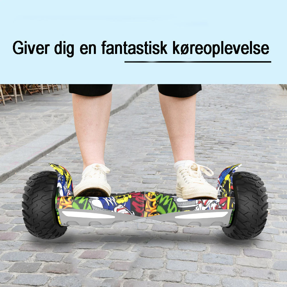 8.5" Terrængående Hoverboard med APP & Bluetooth (Hip-Hop)