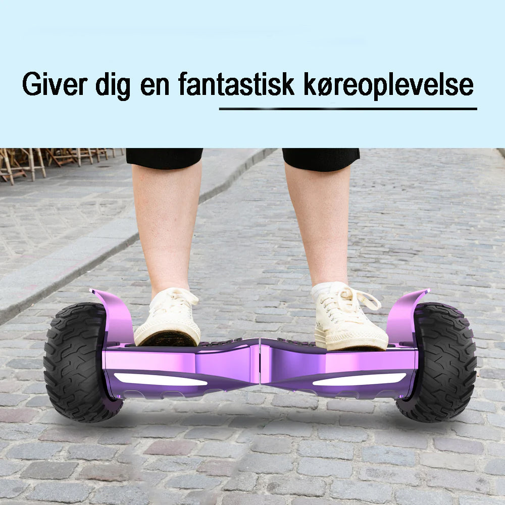 8.5" Terrængående Hoverboard med APP & Bluetooth (Lilla)