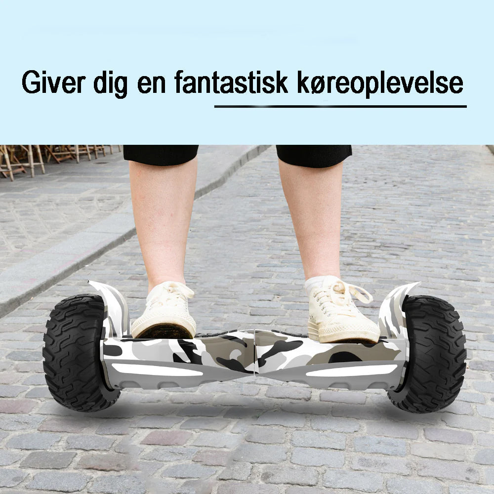 8.5" Terrængående Hoverboard med APP & Bluetooth (Armégrøn)